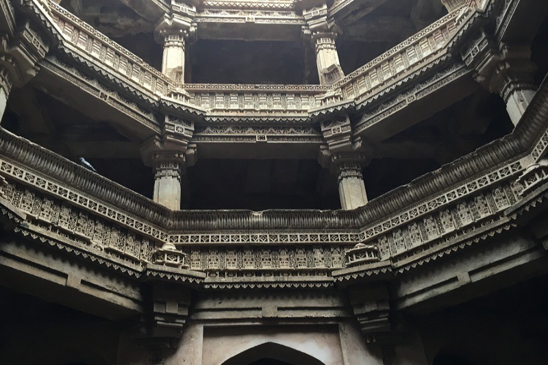 Adalaj Stepwell - intricate architecture